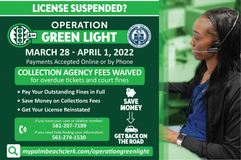 Clerk of the Circuit Court Comptroller s Operation Green Light
